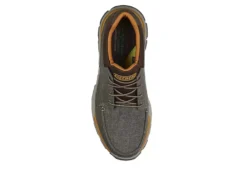 Skechers Mens Respected Sneaker - Brown -Florsheim Shop US 01 511187 03