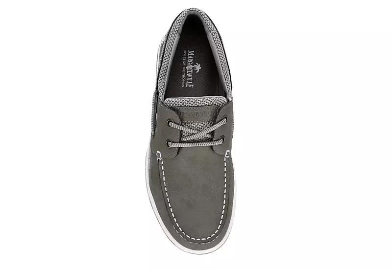 Margaritaville Mens Steady Boat Shoe - Grey 8 Margaritaville Mens Steady Boat Shoe - Grey - Image 6