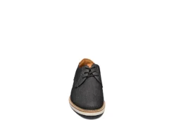 Florsheim Mens Highland Canvas Plain Toe Oxford - Black -Florsheim Shop US 01 521128 02