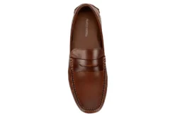 Franco Fortini Mens Daven Penny Loafer Oxford - Cognac -Florsheim Shop US 01 524048 05