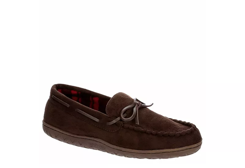 Restoration Mens Cabin Slipper - Dark Brown 3 Restoration Mens Cabin Slipper - Dark Brown
