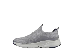 Skechers Mens Arch Fit Slip On - Grey -Florsheim Shop US 01 600472 02
