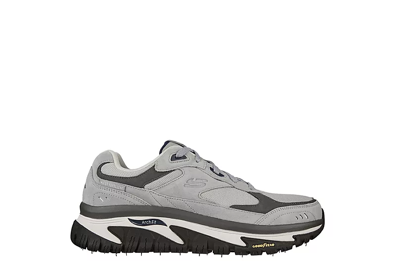 Skechers Mens Arch Fit Road Walker - Grey 4 Skechers Mens Arch Fit Road Walker - Grey - Image 2