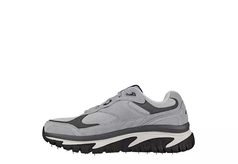 Skechers Mens Arch Fit Road Walker - Grey 5 Skechers Mens Arch Fit Road Walker - Grey - Image 3