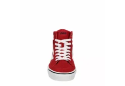 Vans Mens Filmore High Top Sneaker - Red -Florsheim Shop US 01 600672 02
