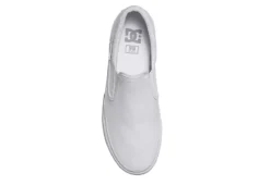 Dc Shoes Mens Trase Slip On Sneaker - White -Florsheim Shop US 01 600695 03