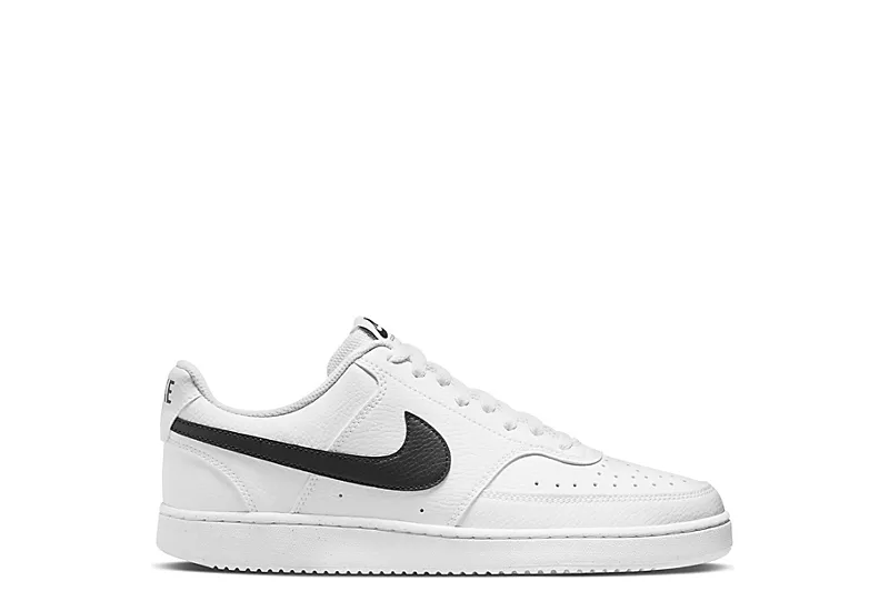 Nike Mens Court Vision Low Sneaker - White 4 Nike Mens Court Vision Low Sneaker - White - Image 2