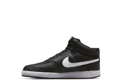 Nike Mens Court Vision Mid Sneaker - Black -Florsheim Shop US 01 600796 02