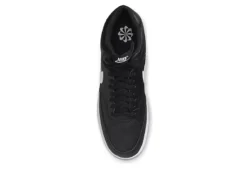 Nike Mens Court Vision Mid Sneaker - Black -Florsheim Shop US 01 600796 04