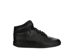 Nike Mens Court Vision Mid Sneaker - Black -Florsheim Shop US 01 600797 01
