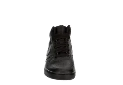 Nike Mens Court Vision Mid Sneaker - Black -Florsheim Shop US 01 600797 02