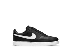Nike Mens Court Vision Low Sneaker - Black