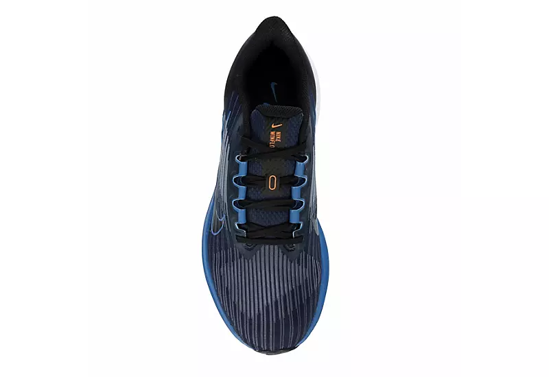 Nike Mens Air Winflo 9 Running Shoe - Navy 8 Nike Mens Air Winflo 9 Running Shoe - Navy - Image 6