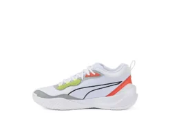 Puma Mens Playmaker Pro Basketball Shoe - White 11 Puma Mens Playmaker Pro Basketball Shoe - White -Florsheim Shop US 01 600900 02