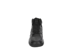 Nike Mens Court Vision Mid Sneaker - Black -Florsheim Shop US 01 601012 02