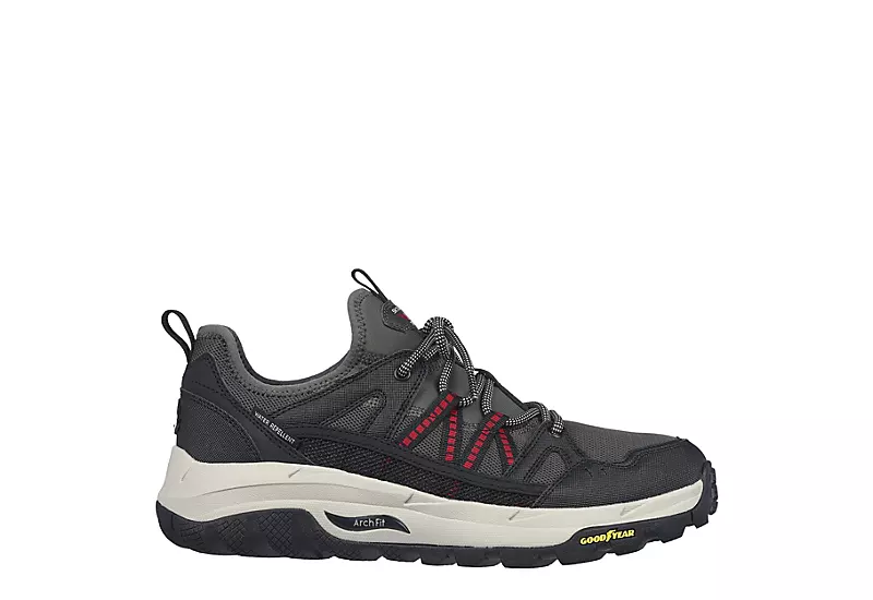 Skechers Mens Arch Fit Skip Tracer - Black 4 Skechers Mens Arch Fit Skip Tracer - Black - Image 2
