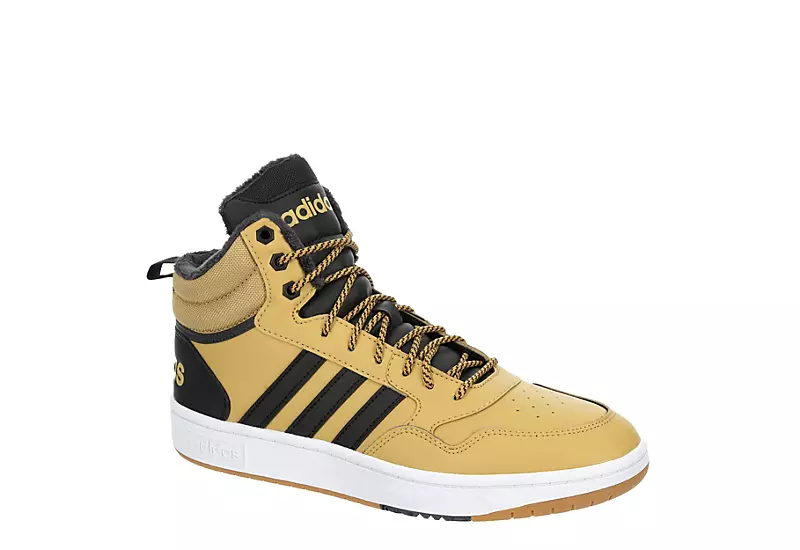 Adidas Mens Hoops 3.0 Mid Winter Sneaker - Beige 3 Adidas Mens Hoops 3.0 Mid Winter Sneaker - Beige