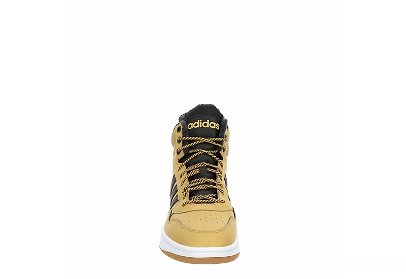 Adidas Mens Hoops 3.0 Mid Winter Sneaker - Beige 5 Adidas Mens Hoops 3.0 Mid Winter Sneaker - Beige - Image 3
