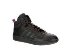 Adidas Mens Hoops 3.0 Mid Winter Sneaker - Black