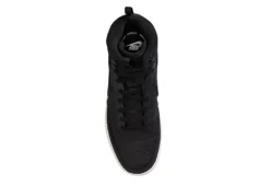 Nike Mens Court Vision Mid Winter Sneaker Boot - Black -Florsheim Shop US 01 601110 03