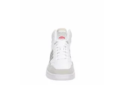 Adidas Mens Hoops 3.0 Mid Sneaker - White -Florsheim Shop US 01 601151 02