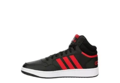 Adidas Mens Hoops 3.0 Mid Sneaker - Black -Florsheim Shop US 01 601163 03