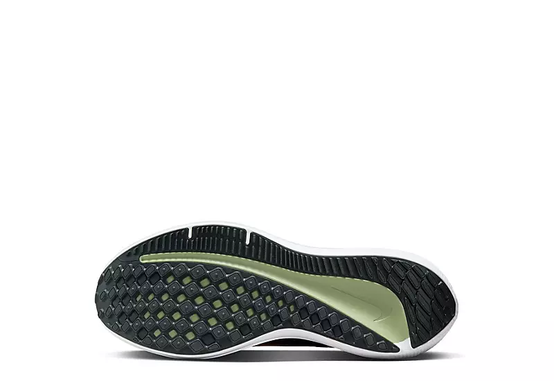 Nike Mens Air Winflo 9 Running Shoe - Olive 8 Nike Mens Air Winflo 9 Running Shoe - Olive - Image 6