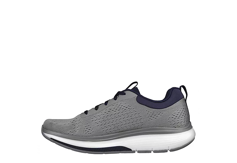 Skechers Mens Go Walk Workout Walker - Grey 5 Skechers Mens Go Walk Workout Walker - Grey - Image 3