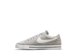 Nike Mens Court Legacy Suede Low Sneaker - Grey -Florsheim Shop US 01 601229 02