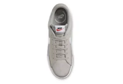 Nike Mens Court Legacy Suede Low Sneaker - Grey -Florsheim Shop US 01 601229 04