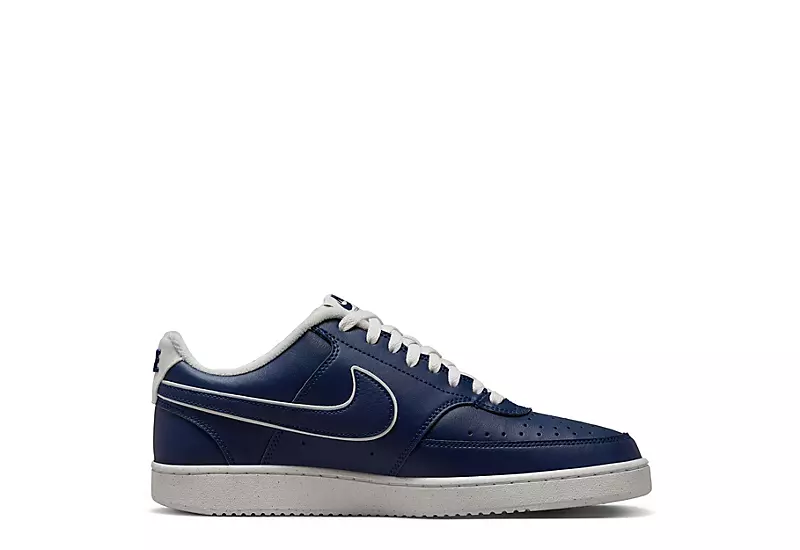 Nike Mens Court Vision Low Sneaker - Navy 4 Nike Mens Court Vision Low Sneaker - Navy - Image 2