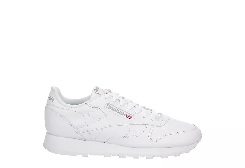 Reebok Mens Classic Leather Sneaker - White 4 Reebok Mens Classic Leather Sneaker - White - Image 2
