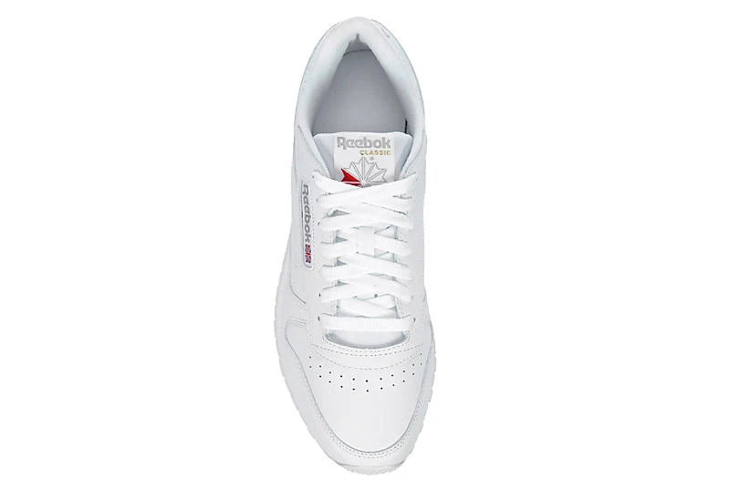 Reebok Mens Classic Leather Sneaker - White 8 Reebok Mens Classic Leather Sneaker - White - Image 6