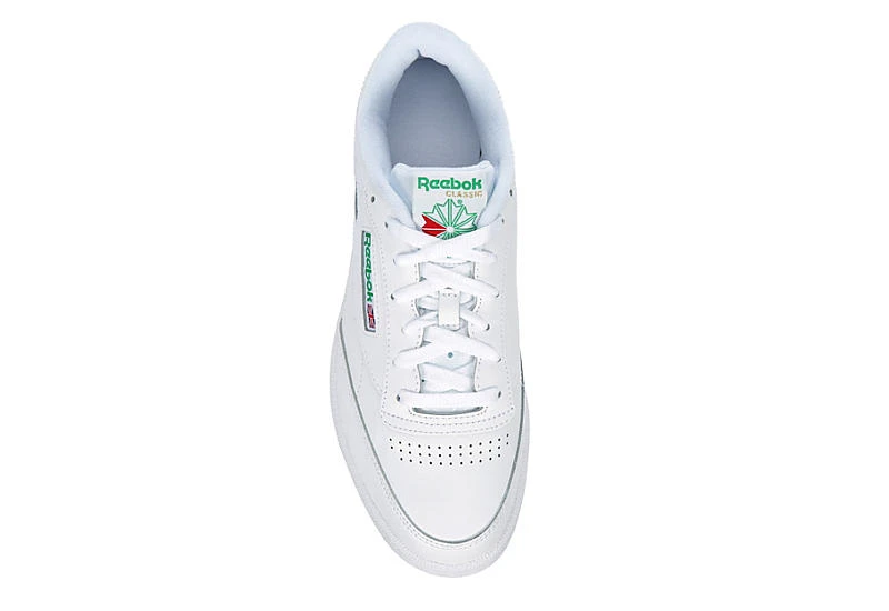 Reebok Mens Classic Club C Sneaker - White 8 Reebok Mens Classic Club C Sneaker - White - Image 6