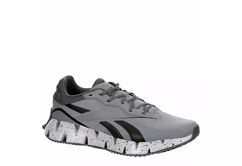 Reebok Mens Zig Dynamica 4 Sneaker - Grey 3 Reebok Mens Zig Dynamica 4 Sneaker - Grey