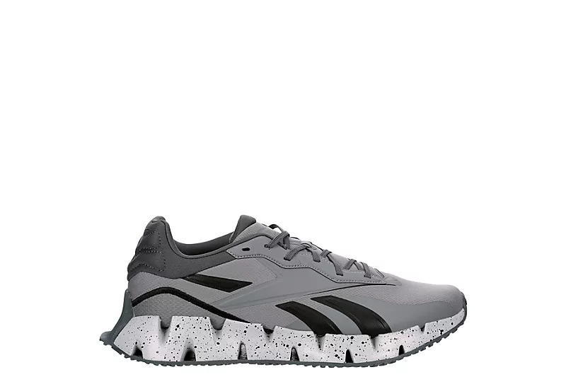 Reebok Mens Zig Dynamica 4 Sneaker - Grey 4 Reebok Mens Zig Dynamica 4 Sneaker - Grey - Image 2