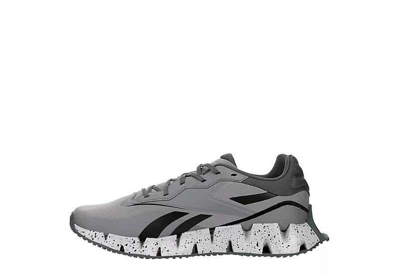 Reebok Mens Zig Dynamica 4 Sneaker - Grey 6 Reebok Mens Zig Dynamica 4 Sneaker - Grey - Image 4