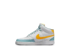 Nike Mens Court Vision Mid Sneaker - White -Florsheim Shop US 01 601342 02