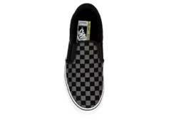 Vans Mens Asher Deluxe Slip On Sneaker - Black -Florsheim Shop US 01 630178 05