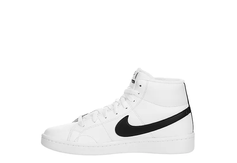 Nike Mens Court Royal 2 Mid Sneaker - White 6 Nike Mens Court Royal 2 Mid Sneaker - White - Image 4