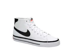 Nike Mens Court Legacy Mid Sneaker - White