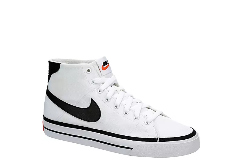 Nike Mens Court Legacy Mid Sneaker - White 3 Nike Mens Court Legacy Mid Sneaker - White