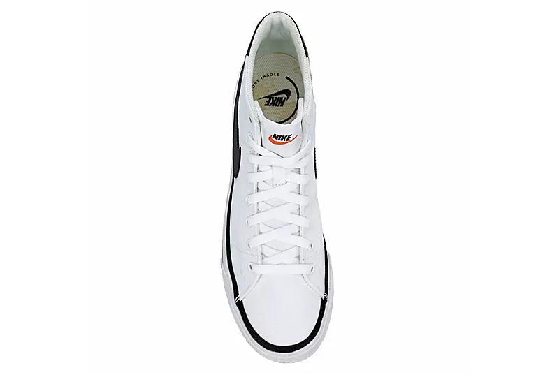 Nike Mens Court Legacy Mid Sneaker - White 8 Nike Mens Court Legacy Mid Sneaker - White - Image 6